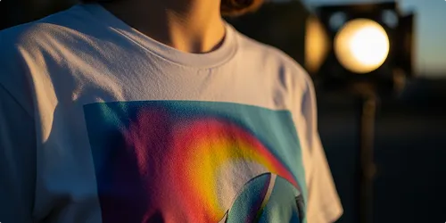 DTF transfer on shirt